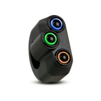 juego de botones 22mm rebel moto m-switch 3 led negro