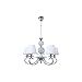 lampara de techo honduras 5xe141x5w led blancocromo