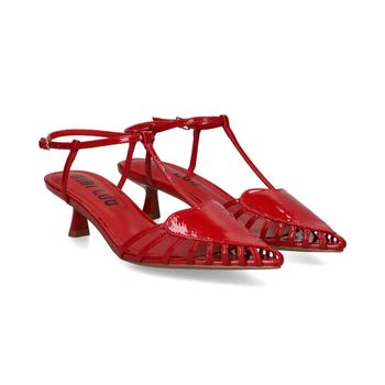 Bibi Lou Zapatos De Tacón Bajo Mujer - Rojo Talla 40