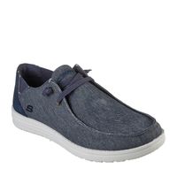skechers mocasines azules 66387-blu