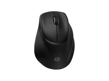 Ratón inalámbrico - HP Tilt Ergonomic Pink Mouse 720M, Inalámbrica, 1600 DPI, Negro