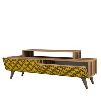 Mueble Tv City Amarillo Nogal