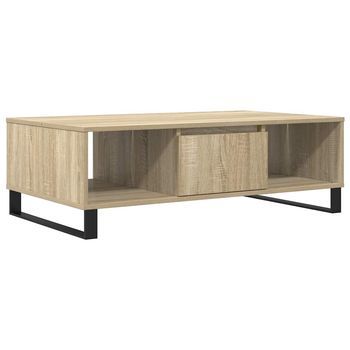Mesa De Café - Mesa De Centro Madera De Ingeniería Roble Sonoma 104x60x35 Cm