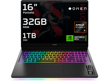 Portátil gaming - HP OMEN MAX 16-ak0008ns Copilot+ PC, 16