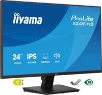 iiyama x2491hs-b1 prolite 238 lcd ips full hd hdmi altavoces
