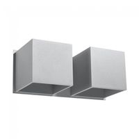 aplique de pared quad 2 luces