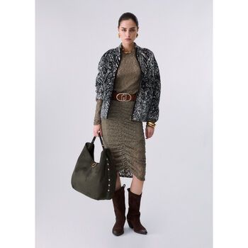 Liu Jo Chaqueta Bomber de punto jacquard para mujer