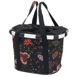 Klick-fix Bolsa Delantera Klickfix Reisenthel 35x28x26 Negro/folklore