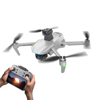 GD97 PRO MAX GPS 5G Repetidor Digital FPV con Cámara 4K HD, Gimbal Mecánico de 3 Ejes con EIS, Pantalla LCD Táctil, Cont
