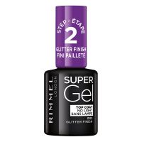 rimmel super gel top coat - glitter finish