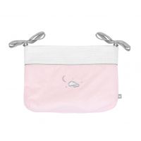 cesta de panales con lazos dream big rosa