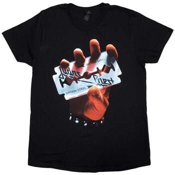 Judas Priest Camiseta manga larga British Steel para mujer