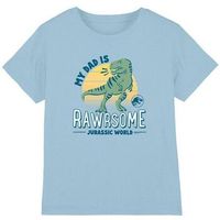 jurassic park camiseta my dad is rawrsome para nino