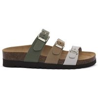 grunland sandalias cb1821beige para mujer