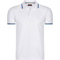 cappuccino italia polo applique pique para hombre