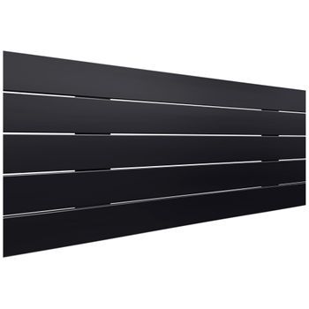Cabecero De Madera Reciclada Dm Estilo Palet Horizontal 105x46cm Camas 105 - Negro Sólido