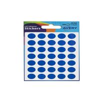avery coloured label round 12mm dia blue 245 labels  pk10