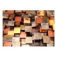 papel pintado 3d - copper roof 350x245 cm