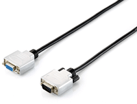 cable alargo svga equip 3coax macho - hembra 10m con ferritas carcasa metalica hq 118854