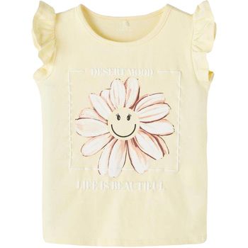 Name it Tops y Camisetas Nmfarina Happy Ss Top Box Smi para niña