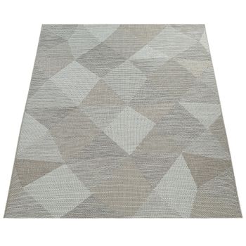 Alfombras de interior y exterior Katrina beige 80x150 cm