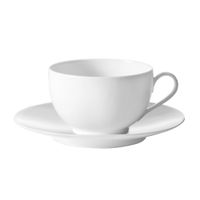 taza te con platito x6  blanco