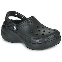crocs zuecos classic platform lined clog w para mujer