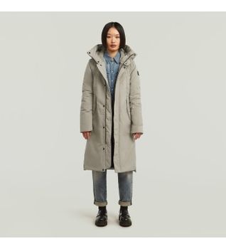 G-Star para mujer. D26969-D908-G106 Abrigo Vodan 2.0 gris (M), Casual, Poliéster