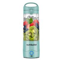 nutribullet portable batidora licuadora de vaso portatil 475ml azul claro