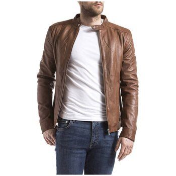Blue Wellford Cazadora de cuero Chaquetas Abrigos-HOMBRES para hombre