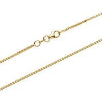 cadena cola de zorro en oro 9 quilates