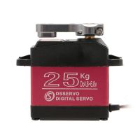 dsservo ds3225 25kg 180 grados engranaje de metal de alto torque y resistente al agua servo digital para aviones rc rob