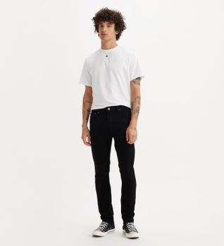 Levi's para hombre. 05510-0862 Jeans 510 Estrechos negro (36/32), Casual, Algodón, Denim