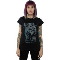 blondie camiseta 1977 para mujer