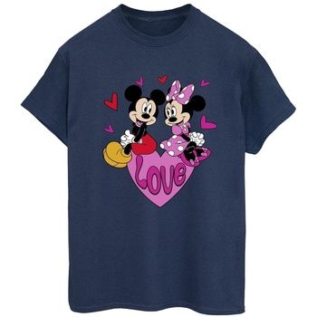 Disney Camiseta Love Heart para mujer