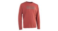 maillot mtb de manga larga ion logo dr rojo