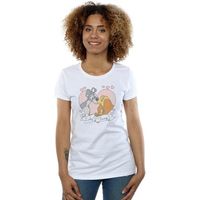 disney camiseta lady and the tramp para mujer