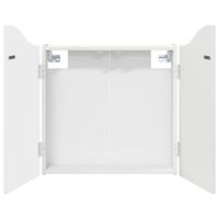 armario para dianas blanco brillante 56 x 12 x 63 cm vidaxl