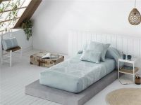 edredon ajustable idalia jacquard de relieve para cama nido y matrimonio jvr
