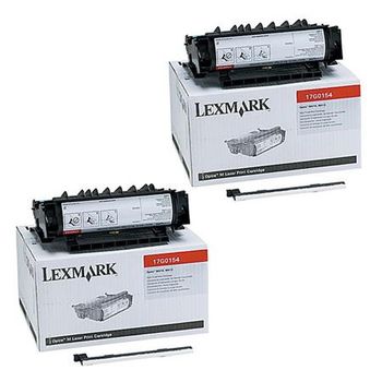 Original Multipack Lexmark Optra M410 Printer Toner Cartridges (2 Pack) -17G0154