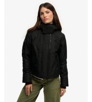 superdry para mujer w5012174a chaqueta hooded arctic negro m casual poliester reciclado