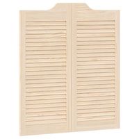 puertas batientes natural 90 x 40 cm madera de pino maciza vidaxl