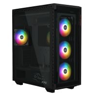 torre xpg battlecruiser ii st atxeatx vidrio templado iluminacion rgb negra