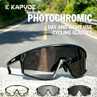 gafas de ciclismo fotocromaticas hd uv400 kapvoe 2026 nuevas gafas deportivas de moda para hombre y mujer gafas para pickleball gafas para bicicleta mtb gafas de ciclismo gafas de senderismo