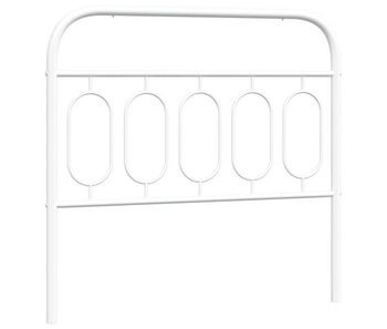 Vidaxl cabecero de metal blanco 100 cm