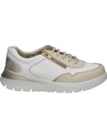 zapato de piel con cuna pitillos 11095 en color blanco 41