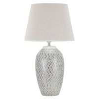lampara de resina gris o 35x65 cm