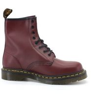 dr martens botines anfibio lacci smooth cherry red 1460-11822600 para mujer