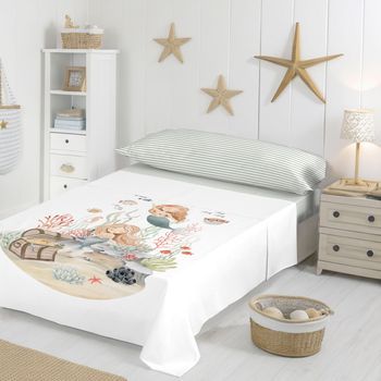 Juego De Sábanas Infantil 3 Piezas De 100% Algodón Cama 105 Cool Kids Athina