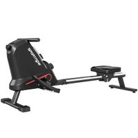 sportnow maquina de remo para hogar remo magnetico silencioso con 16 niveles de resistencia app exclusiva pantalla lcd soporte para movil